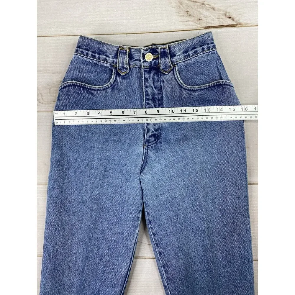 Vintage Lawman Jeans Womens Jr 3 Western Denim High Rise 35” Inseam Bareback